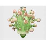 Lampa wisząca Sogni Di Cristallo Floreale Renoir Tulips