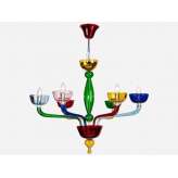 Lampa wisząca Sogni Di Cristallo Design Moderno Borealis Multicolor