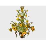 Lampa wisząca Sogni Di Cristallo Floreale Van Gogh Sunflowers Deluxe