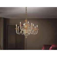 Lampa wisząca Euroluce Lampadari Donatello Alicante L8+4