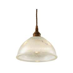 Lampa wisząca Mullan Lighting Boston Industrial Holophane Pendant