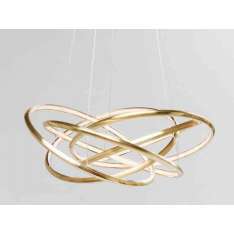 Lampa wisząca Kare Design Saturn LED Gold Big