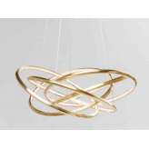 Lampa wisząca Kare Design Saturn LED Gold Big