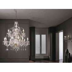 Lampa wisząca Euroluce Lampadari Epoca L12+6