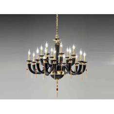 Lampa wisząca Euroluce Lampadari Julienne L12+6