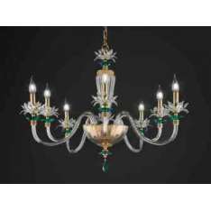 Lampa wisząca Euroluce Lampadari Lily L4+4