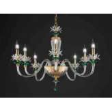 Lampa wisząca Euroluce Lampadari Lily L4+4