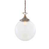 Lampa wisząca Mullan Lighting Riad Clear Globe Pendant Light 35 cm