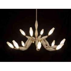 Lampa wisząca Euroluce Lampadari Mov L 8+4
