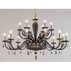 Lampa wisząca Euroluce Lampadari Macramè L12+6