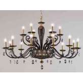 Lampa wisząca Euroluce Lampadari Macramè L12+6