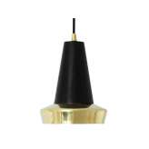 Lampa wisząca Mullan Lighting Malabo Polished Brass Pendant