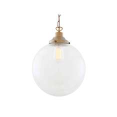 Lampa wisząca Mullan Lighting Riad Clear Globe Pendant Light 30 cm