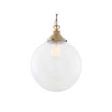 Lampa wisząca Mullan Lighting Riad Clear Globe Pendant Light 30 cm