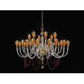 Lampa wisząca Euroluce Lampadari Claire L12+6+6
