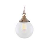 Lampa wisząca Mullan Lighting Riad Clear Globe Pendant Light 20 cm