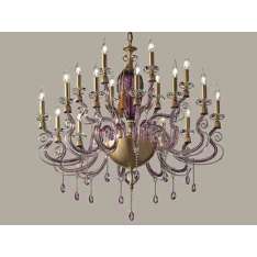 Lampa wisząca Euroluce Lampadari Iside L12+6