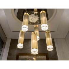 Lampa wisząca Nexo Luce Cilindro Vetro