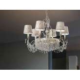 Lampa wisząca Masiero Glassé 6+3