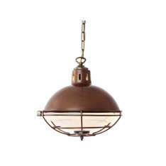 Lampa wisząca Mullan Lighting Sussex Cage Industrial Factory Light