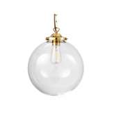 Lampa wisząca Mullan Lighting Eden 300Mm Clear Sphere Pendant