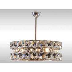 Lampa wisząca Woka Lamps Vienna Glass Stone Chandelier