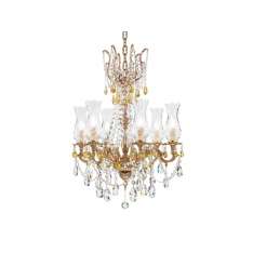 Lampa wisząca Possoni Illuminazione Queen 095/6-Sh/G