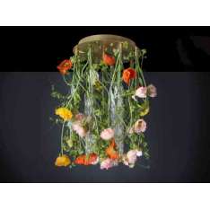 Lampa sufitowa VGnewtrend Flower Power Poppy Round