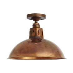 Lampa sufitowa Mullan Lighting Paris Industrial Brass Ceiling Fitting