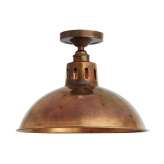 Lampa sufitowa Mullan Lighting Paris Industrial Brass Ceiling Fitting