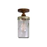 Lampa sufitowa Mullan Lighting Jam Jar Flush