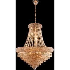 Lampa wisząca Aurora Gd 3366 | 9 Gd kryształowa Eurostar