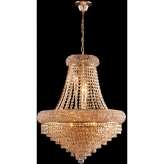 Lampa wisząca Aurora Gd 3366 | 9 Gd kryształowa Eurostar