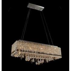Lampa wisząca Marsylia 101 | 16 kryształowa Eurostar