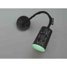 Lampa ścienna In-Es.Artdesign Matt Lavagna Paint A Lavagna