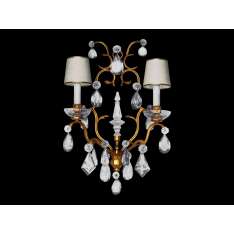 Lampa ścienna Tisserant Bohemian Crystal 24593