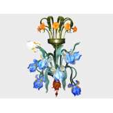 Lampa ścienna Sogni Di Cristallo Floreale Iris Deluxe