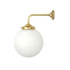 Lampa ścienna Mullan Lighting Bamako 250Mm Clear Globe Wall Light