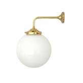 Lampa ścienna Mullan Lighting Bamako 250Mm Clear Globe Wall Light