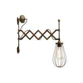 Lampa ścienna Mullan Lighting Calis Scissor Arm Cage Light