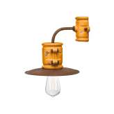 Lampa ścienna Ferroluce Urban