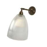 Lampa ścienna Mullan Lighting Hale Prismatic Railway Glass Wall Light