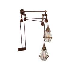 Lampa ścienna Mullan Lighting Maxum Double Pulley Wall Light