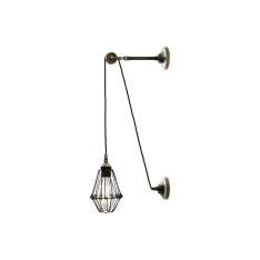 Lampa ścienna Mullan Lighting Apoch Flush Cage Light Pulley Cage Wall Light