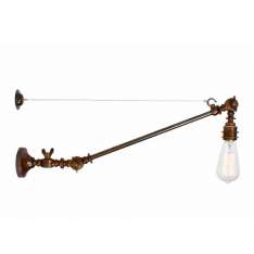 Lampa ścienna Mullan Lighting Manick Adjustable Industrial Wall Light