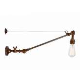 Lampa ścienna Mullan Lighting Manick Adjustable Industrial Wall Light