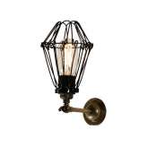 Lampa ścienna Mullan Lighting Cotonou Industrial Cage Wall Light