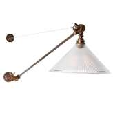Lampa ścienna Mullan Lighting Nyx Adjustable Coolie Glass Wall Light