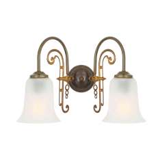 Lampa ścienna Mullan Lighting Medan 2 Arms