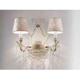 Lampa ścienna Masiero Glassé A2+1